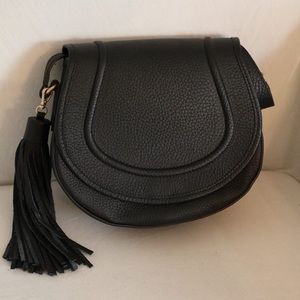 GiGi New York Black Leather Purse